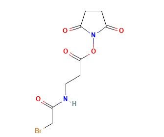 aladdin 阿拉丁 S487952 3-(溴乙酰胺基)琥珀酰亚胺基丙酸酯 57159-62-3 95%