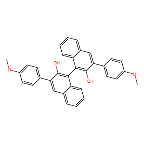 aladdin 阿拉丁 S299804 (S)-3,3'-双(4-甲氧基苯基)-[1,1'-双萘] -2,2'-二醇 1199631-29-2 98%