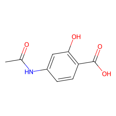 aladdin 阿拉丁 N332439 N-乙酰基-4-氨基水杨酸 50-86-2 95%