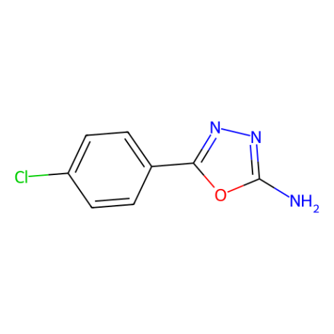 aladdin 阿拉丁 A467245 2-氨基-5-(4-氯苯基)-1,3,4-恶二唑 33621-61-3 96%