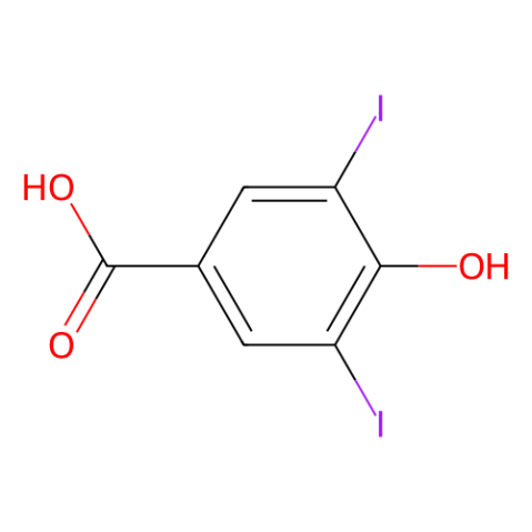 aladdin 阿拉丁 H139093 4-羟基-3,5-二碘苯甲酸 618-76-8 ≥97%