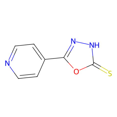 aladdin 阿拉丁 P167490 5-(4-吡啶基)-1,3,4-噁二唑-2-硫醇 15264-63-8 97%