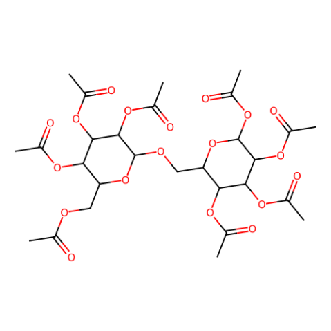 aladdin 阿拉丁 A348185 乙酰基6-O-（2,3,4,6-四-O-乙酰基-α-D-甘露吡喃糖基）-2,3,4-三-O-乙酰基-D-甘露吡喃糖 123809-60-9 97%(mixed of isomers)