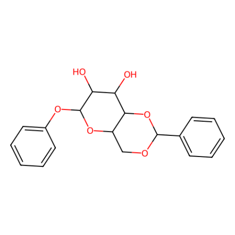 aladdin 阿拉丁 O351633 (-)-(4,6-O-亚苄基)苯基-β-D-吡喃葡萄糖苷 75829-66-2 97%