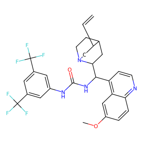 aladdin 阿拉丁 N281658 N-[3,5-双(三氟甲基)苯基]-N'-[(8α,9S)-6'-甲氧基辛可宁-9-基]脲 957770-66-0 98%,99% ee