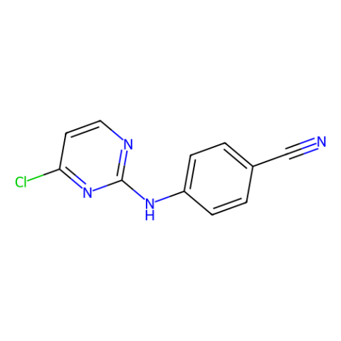 aladdin 阿拉丁 C303179 4-[(4-氯-2-嘧啶基)氨基]苯甲腈 244768-32-9 98%