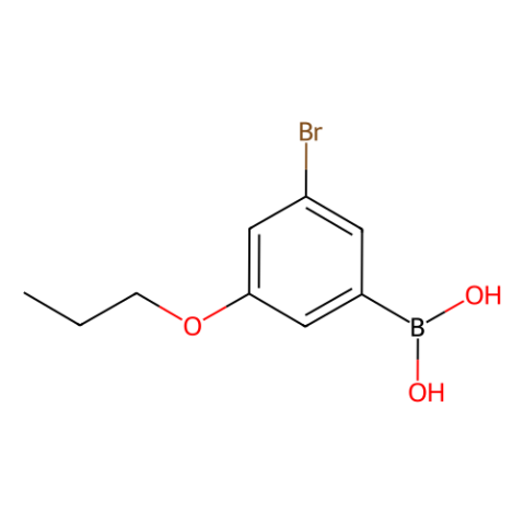 aladdin 阿拉丁 B187313 3-溴-5-丙氧基苯硼酸（含不定量的酸酐） 871126-27-1 95%