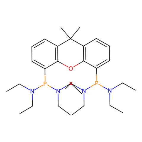 aladdin 阿拉丁 P138706 P,P′-(9,9-二甲基-9H-氧杂蒽-4,5-二基)双[N,N,N′,N′-四乙基-亚膦酸二酰胺] 349100-75-0 ≥97%