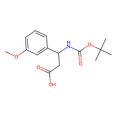 aladdin 阿拉丁 I170612 (S)-3-(Boc-氨基)-3-(3-甲氧苯基)丙酸 499995-77-6 98.0% (HPLC)