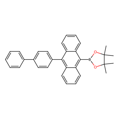aladdin 阿拉丁 B405343 2-[10-([1,1'-联苯]-4-基)蒽-9-基]-4,4,5,5-四甲基-1,3,2-二氧杂环戊硼烷 1416243-42-9 97%