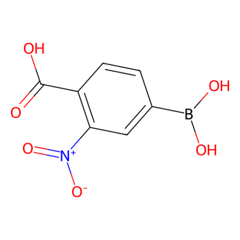 aladdin 阿拉丁 D186700 4-羧基-3-硝基苯硼酸 (含不同量的酸酐) 80500-28-3 95%