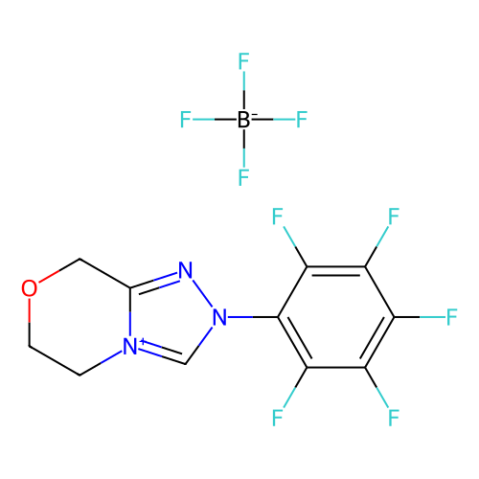 aladdin 阿拉丁 P587047 2-(全氟苯基)-5,6-二氢-8H-[1,2,4]三唑并[3,4-c][1,4]恶嗪-2-鎓四氟硼酸盐 1352035-31-4 97%