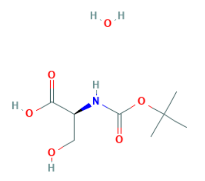 aladdin 阿拉丁 N588012 N-叔丁氧基羰基-L-丝氨酸 水合物 204191-40-2 98%