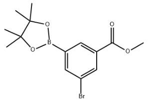 aladdin 阿拉丁 M586178 3-溴-5-(4,4,5,5-四甲基-1,3,2-二氧硼杂环戊烷-2-基)苯甲酸甲酯 1025718-78-8 98%