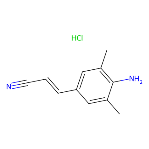 aladdin 阿拉丁 E345042 （E）-3-（4-氨基-3,5-二甲基苯基）丙烯腈盐酸盐 661489-23-2 97%