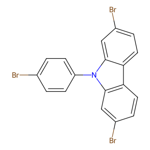 aladdin 阿拉丁 D404216 2,7-二溴-9-(4-溴苯基)-9H-咔唑 1313900-20-7 98%