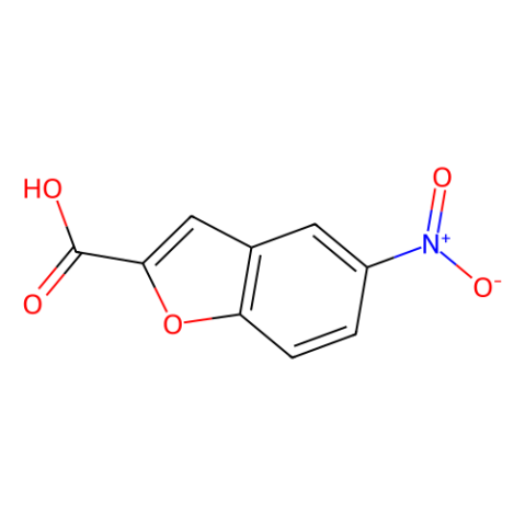 aladdin 阿拉丁 N165513 5-硝基苯并呋喃-2-甲酸 10242-12-3 97%