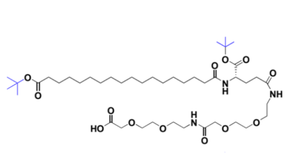 tBuO-Ste-Glu(AEEA-AEEA-OH)OtBu