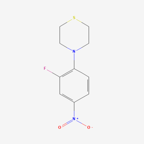 aladdin 阿拉丁 F578851 4-(2-氟-4-硝基苯基)硫代吗啉 168828-70-4 97%