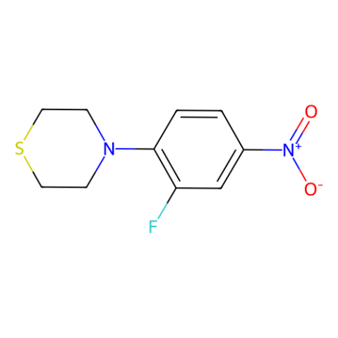 aladdin 阿拉丁 F578851 4-(2-氟-4-硝基苯基)硫代吗啉 168828-70-4 97%