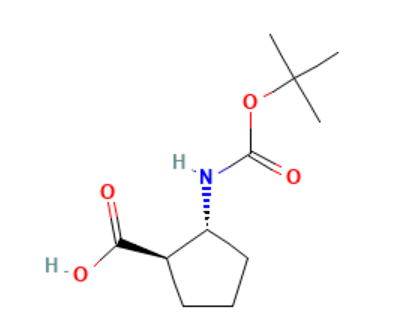 aladdin 阿拉丁 R588376 (1R,2R)-2-BOC-氨基环戊酸 245115-25-7 95%
