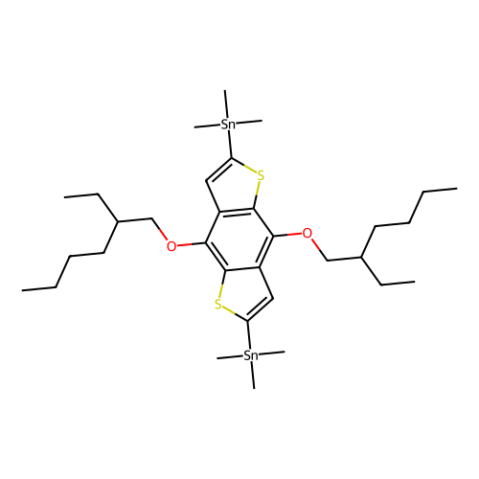aladdin 阿拉丁 B166165 4,8-双[(2-乙基己基)氧基]-2,6-双(三甲基锡)苯并[1,2-b:4,5-b']二噻吩 1160823-78-8 97%