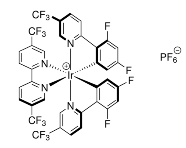 aladdin 阿拉丁 B283106 [5,5''-双（三氟甲基）-2,2''-联吡啶-κN，κN]双[3,5-二氟-2-[5-（三氟甲基）-2-吡啶基-κN]苯基]铱六氟磷酸盐 1973375-72-2 98%
