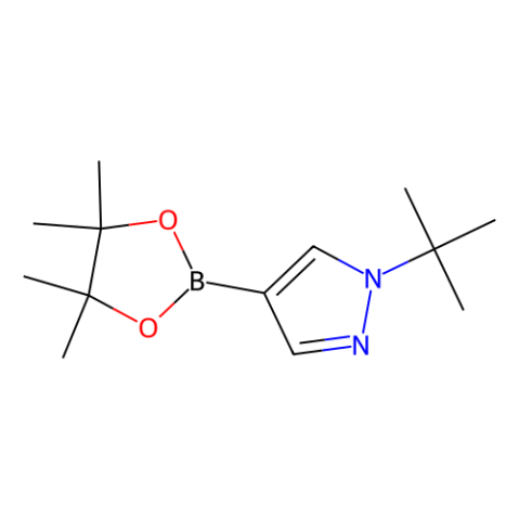 aladdin 阿拉丁 T586804 1-(叔丁基)-4-(4,4,5,5-四甲基-1,3,2-二氧硼杂环戊烷-2-基)吡唑 1256359-15-5 97%