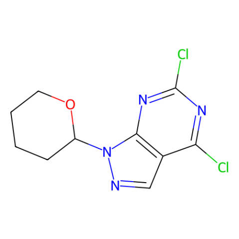 aladdin 阿拉丁 D586220 4,6-二氯-1-(四氢吡喃-2-基)-1H-吡唑并[3,4-d]嘧啶 1037479-62-1 98%