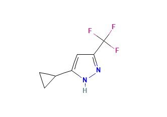 aladdin 阿拉丁 C586188 5-环丙基-3-(三氟甲基)-1H-吡唑 1027617-86-2 96%