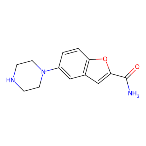 aladdin 阿拉丁 P587793 5-(哌嗪-1-基)苯并呋喃-2-甲酰胺 183288-46-2 97%