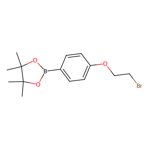 aladdin 阿拉丁 B188144 4-(2-溴乙氧基)苯硼酸频哪酯(含有数量不等的酸酐) 913836-27-8 96%