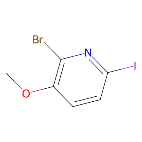 aladdin 阿拉丁 B169549 2-溴-6-碘-3-甲氧基吡啶 321535-37-9 97%