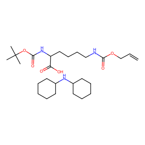 aladdin 阿拉丁 B169587 Boc-D-Lys(Alloc)-OH 二环己基铵盐 327156-94-5 97%