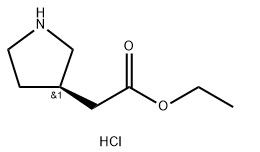 aladdin 阿拉丁 E586999 (R)-2-(吡咯烷-3-基)乙酸乙酯盐酸盐 1332459-32-1 97%