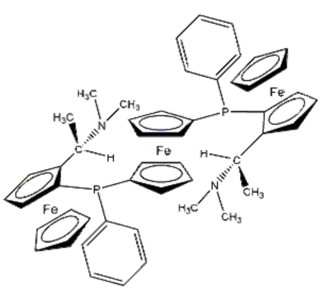 aladdin 阿拉丁 B282438 1,1'-双{1-[((S)-二茂铁基-2-(R)-乙基-1-(二甲基氨基)苯基]-(S)-膦基}二茂铁 899811-43-9 97%