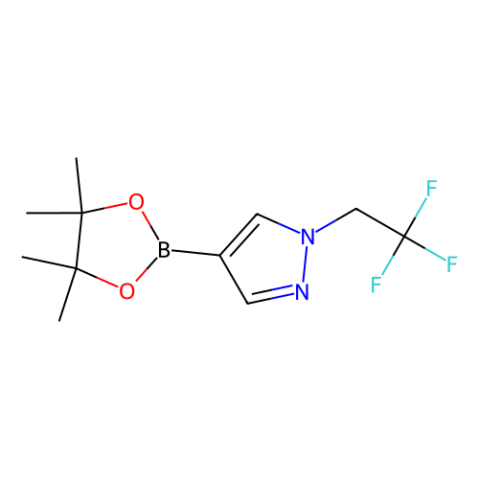 aladdin 阿拉丁 T171826 4-(四甲基-1,3,2-二氧杂硼硼烷-2-基)-1-(2,2,2-三氟乙基)-1H-吡唑 1049730-42-8 97%