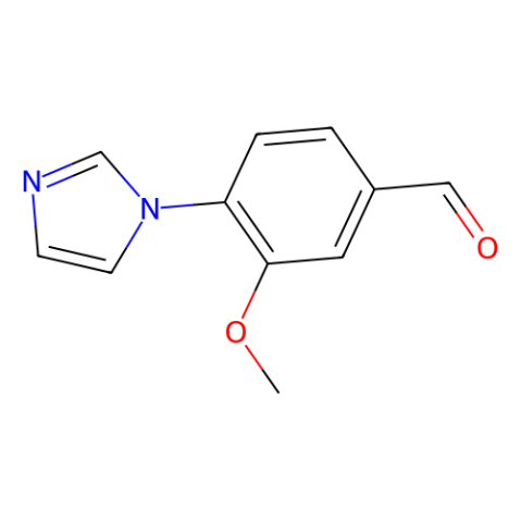 aladdin 阿拉丁 H195448 4-(1H-咪唑-1-基)-3-甲氧基苯甲醛 870837-70-0 97%