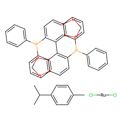 aladdin 阿拉丁 R139474 氯[(R)-(+)-5,5′-双(二苯基膦)-4,4′-二-1,3-苯并二噁茂](p-伞花素)氯化钌(II) 944451-28-9 98%