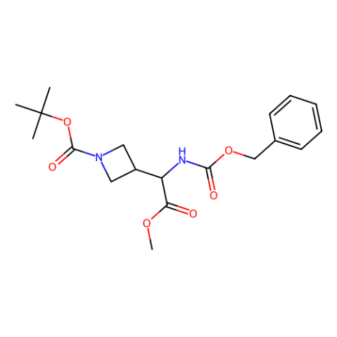 aladdin 阿拉丁 A174633 3-(1-(((苄氧基)羰基)氨基)-2-甲氧基-2-氧代乙基)氮杂环丁烷-1-羧酸叔丁酯 1620451-40-2 97%