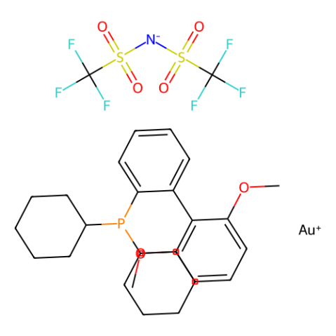 aladdin 阿拉丁 B283213 双（三氟甲磺酰基）酰亚胺（2-二环己基膦基-2''，6''-二甲氧基-1,1''-联苯）金（I） 1121960-90-4 98%