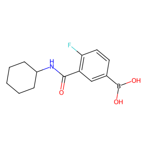 aladdin 阿拉丁 B301428 3-(环己基氨甲酰基)-4-氟苯基硼酸   (含有数量不等的酸酐) 874219-24-6 ≧95%