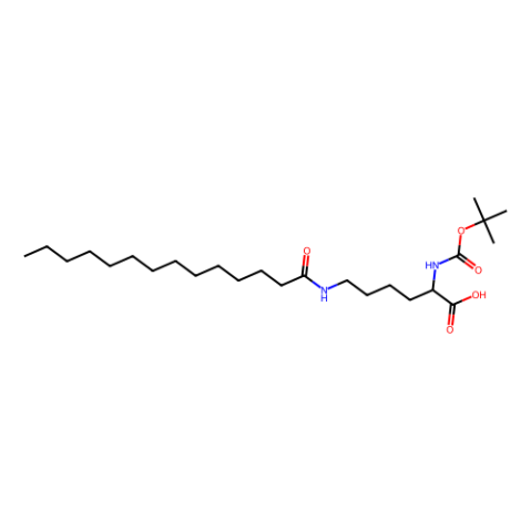 aladdin 阿拉丁 N405705 Nα-叔丁氧羰基-Nε-十四酰-L-赖氨酸 2173052-71-4 97%