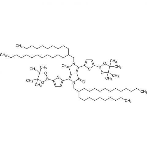 aladdin 阿拉丁 B405395 2,5-双(2-癸基十四烷基)-3,6-双[5-(4,4,5,5-四甲基-1,3,2-二氧杂环戊硼烷-2-基)噻吩-2-基]吡咯[3,4-c]吡咯-1,4(2H,5H)-二酮 1412448-63-5 >95.0%(HPLC)
