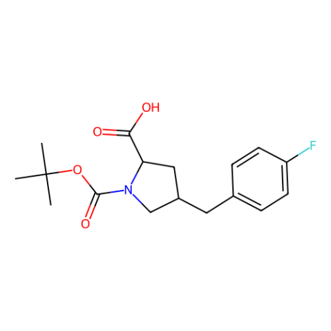 aladdin 阿拉丁 B345516 反式-N-Boc-4-(4-氟苄基)-L-脯氨酸 959583-52-9 95%