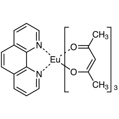 aladdin 阿拉丁 T161970 三(乙酰丙酮)(1,10-菲咯啉)铕(III) 17568-09-1 98%