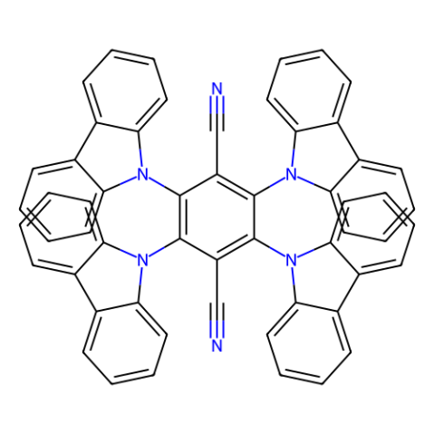 aladdin 阿拉丁 T302843 2,3,5,6-四(9H-咔唑-9-基)对苯二腈 1416881-53-2 98%