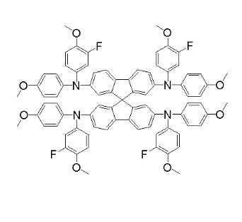 aladdin 阿拉丁 T493874 2,2',7,7'-四[N-4-甲氧基苯基氨基]-2,2',7,7'-四[N-(3-氟-4-甲氧基苯基)] -9,9'-螺二芴 2644017-35-4 99%（4 Times Purification）