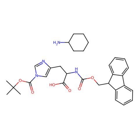 aladdin 阿拉丁 F338611 Fmoc-Nim-Boc-D-组氨酸环己基铵盐 210755-31-0 98%