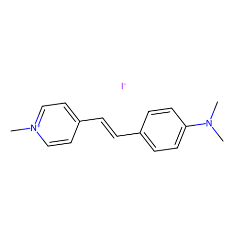 aladdin 阿拉丁 T478409 反式-4-[4-(二甲基氨基)苯乙烯基]-1-甲基吡啶鎓碘化物 68971-03-9 染料含量98%